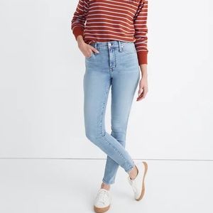 Madewell 10" High-Rise Skinny Jeans Wheeler Wash